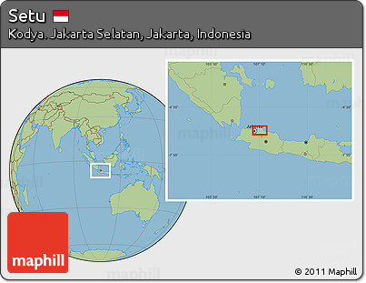 Savanna Style Location Map of Setu