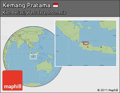 Savanna Style Location Map of Kemang Pratama