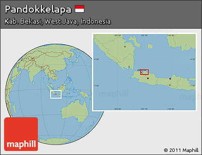 Savanna Style Location Map of Pandokkelapa