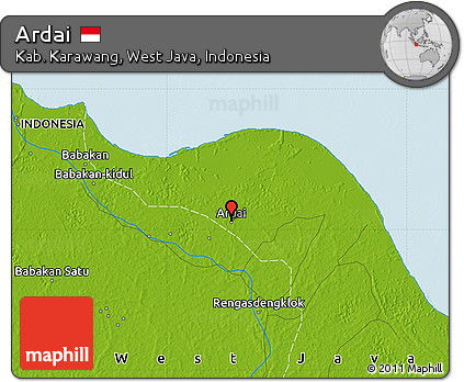 Physical Map of Ardai