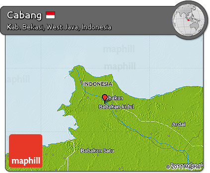 Physical Map of Cabang
