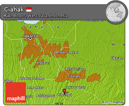 Physical Map of Ciahak