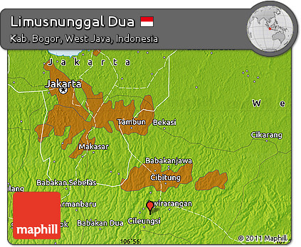 Physical Map of Limusnunggal Dua