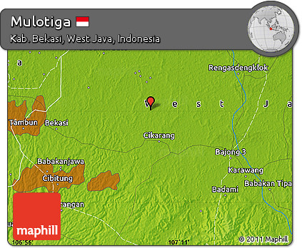 Physical Map of Mulotiga