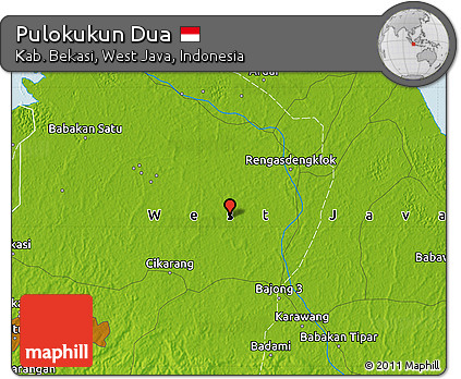 Physical Map of Pulokukun Dua