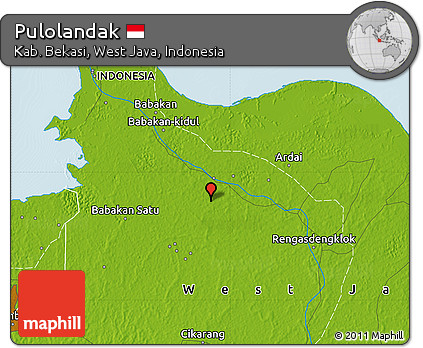 Physical Map of Pulolandak