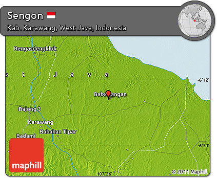 Physical Map of Sengon