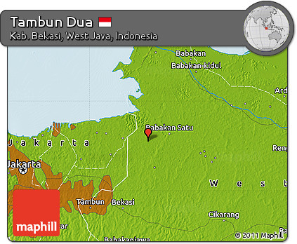 Physical Map of Tambun Dua