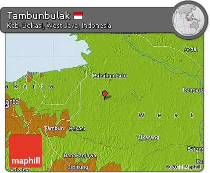 Physical Map of Tambunbulak