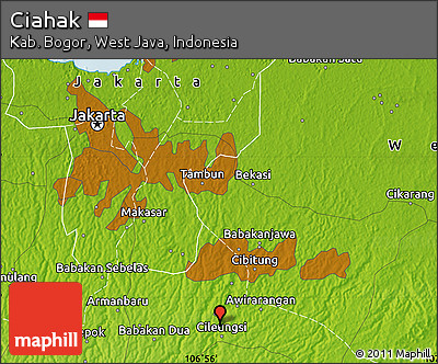 Physical Map of Ciahak