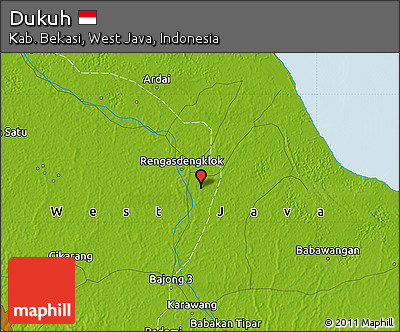 Physical Map of Dukuh