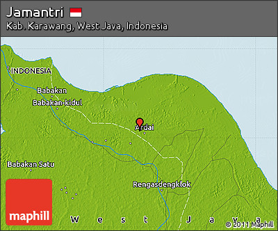 Physical Map of Jamantri