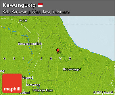 Physical Map of Kawungucip