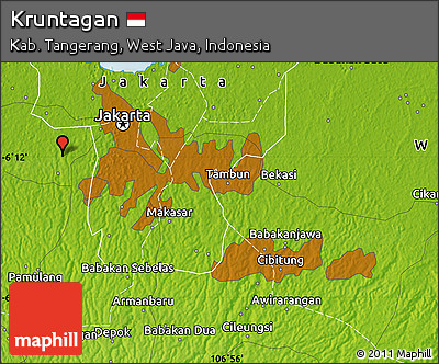 Physical Map of Kruntagan