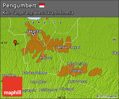 Physical Map of Pengumbert
