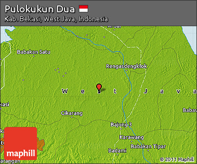 Physical Map of Pulokukun Dua