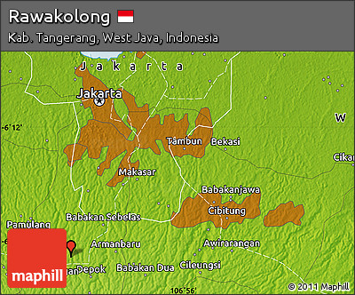Physical Map of Rawakolong