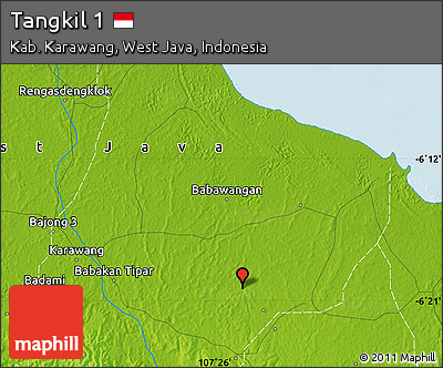 Physical Map of Tangkil 1