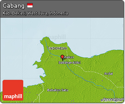 Physical Map of Cabang