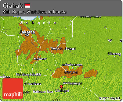 Physical Map of Ciahak