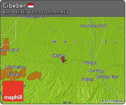 Physical Map of Cibeber