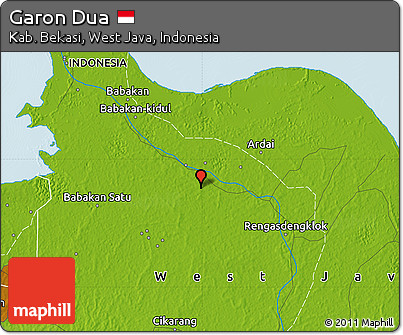 Physical Map of Garon Dua