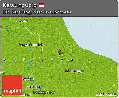 Physical Map of Kawungucip