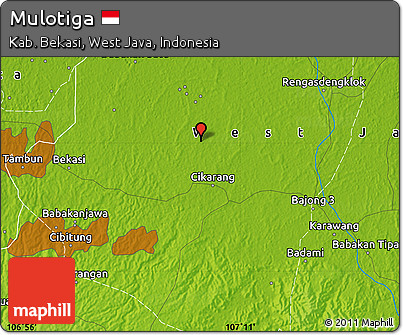 Physical Map of Mulotiga