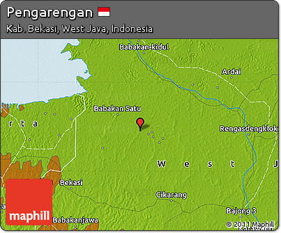 Physical Map of Pengarengan