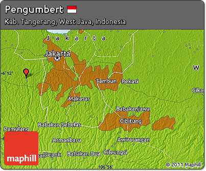 Physical Map of Pengumbert