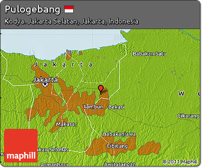 Physical Map of Pulogebang