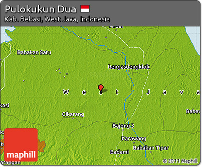 Physical Map of Pulokukun Dua
