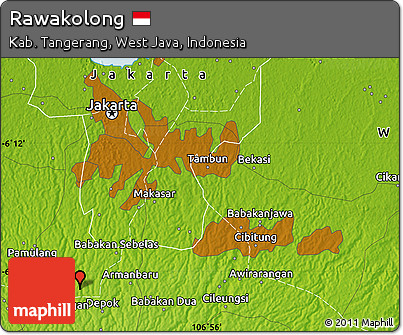 Physical Map of Rawakolong