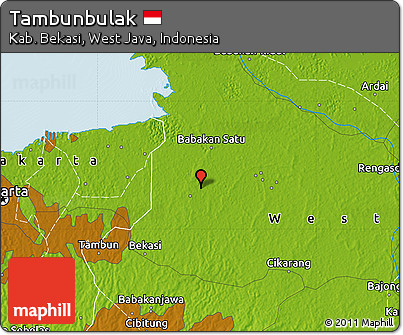 Physical Map of Tambunbulak