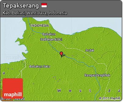 Physical Map of Tepakserang