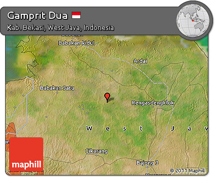 Satellite Map of Gamprit Dua