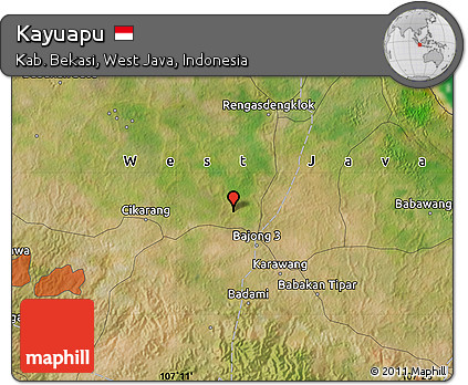 Satellite Map of Kayuapu