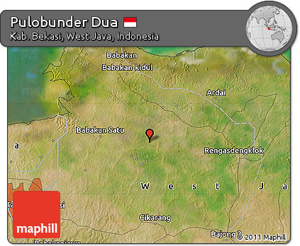 Satellite Map of Pulobunder Dua