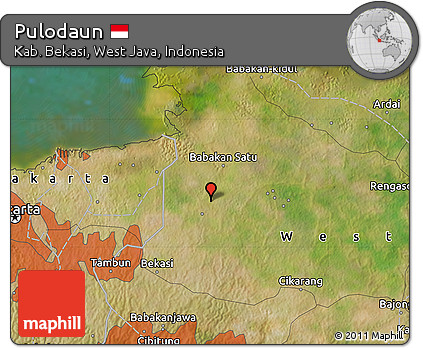 Satellite Map of Pulodaun