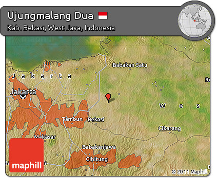 Satellite Map of Ujungmalang Dua
