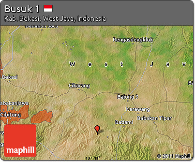 Satellite Map of Busuk 1