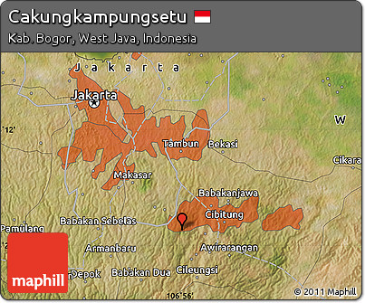 Satellite Map of Cakungkampungsetu