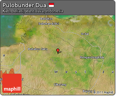 Satellite Map of Pulobunder Dua