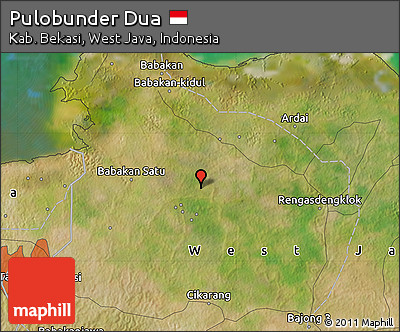 Satellite Map of Pulobunder Dua