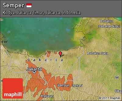 Satellite Map of Semper