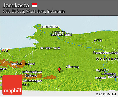 Physical Panoramic Map of Jarakasta