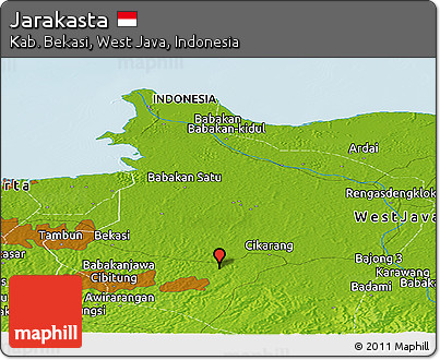 Physical Panoramic Map of Jarakasta