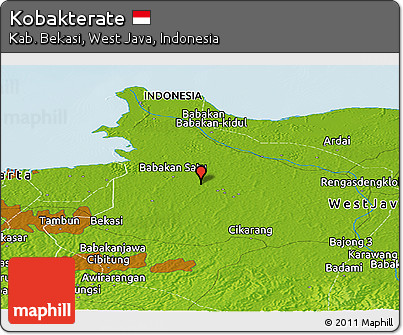 Physical Panoramic Map of Kobakterate