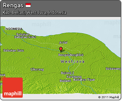 Physical Panoramic Map of Rengas