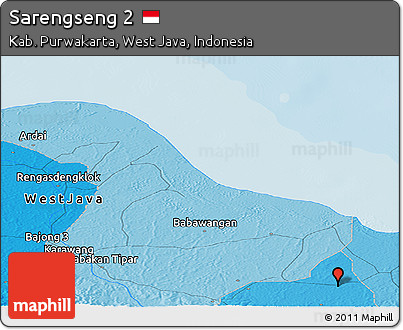 Political Panoramic Map of Sarengseng 2
